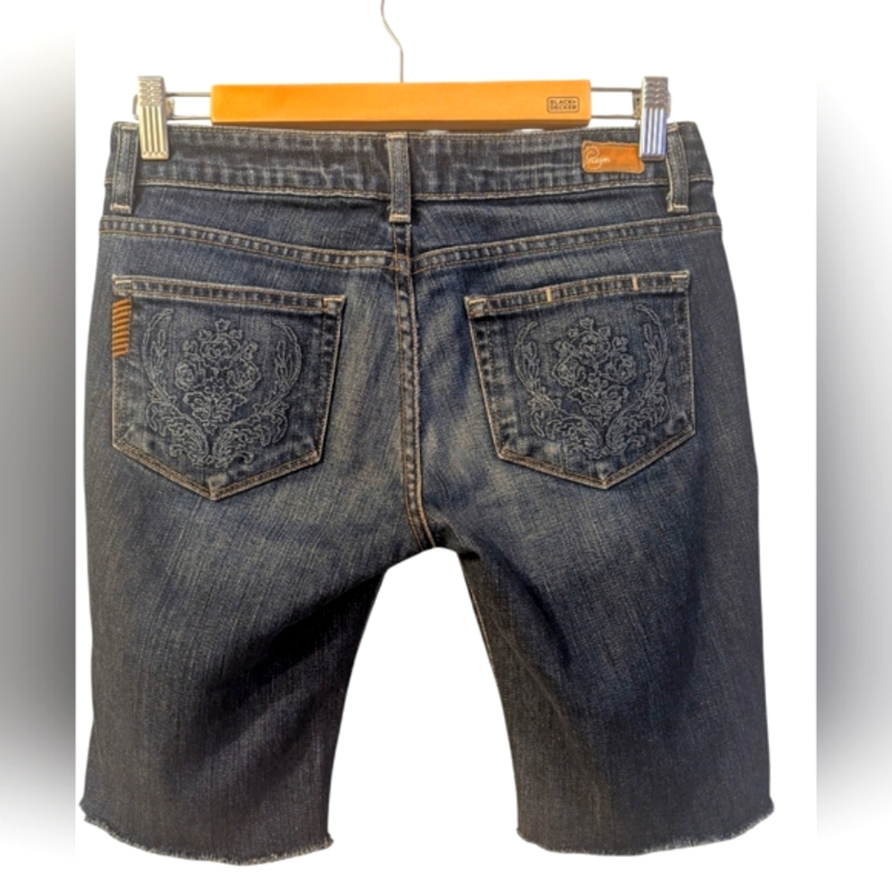 PAIGE Laurel Denim Bermuda Shorts Size 28